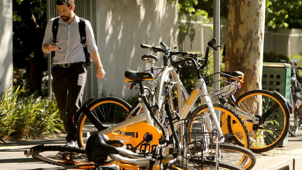 Bike share companies are a public nuisance for the vision impaired